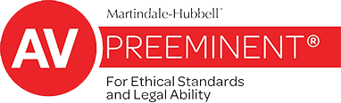 Martindale-Hubbell | AV Preeminent | For Ethical Standards and Legal Ability